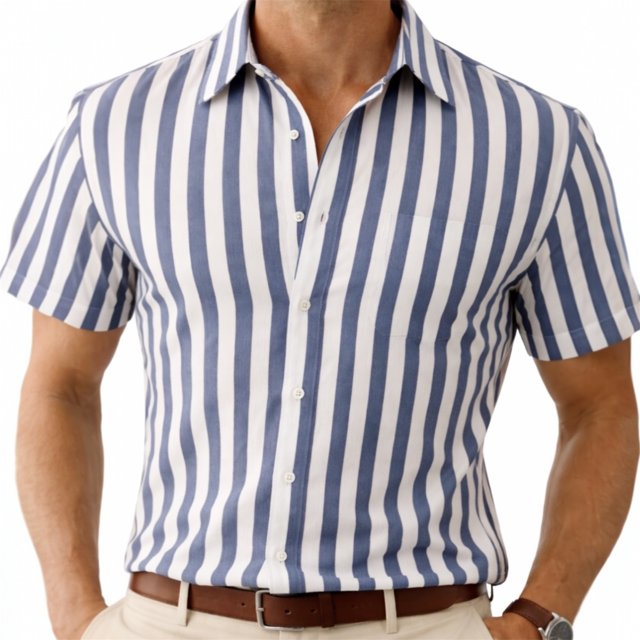 Striped Short Sleeve Shirt